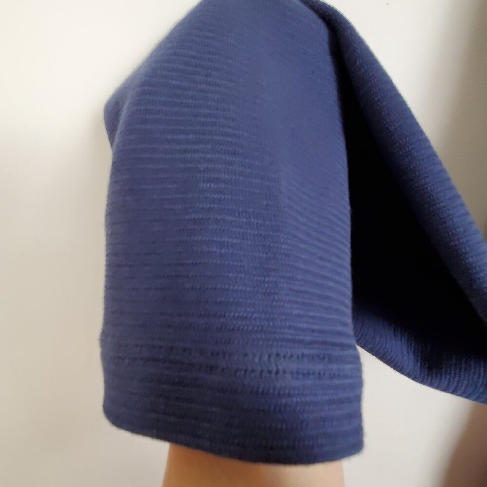 Calvin Klein Sweater Mens Large Blue Shawl Collar Pullover‎ Preppy Casual Cotton - Picture 5 of 13